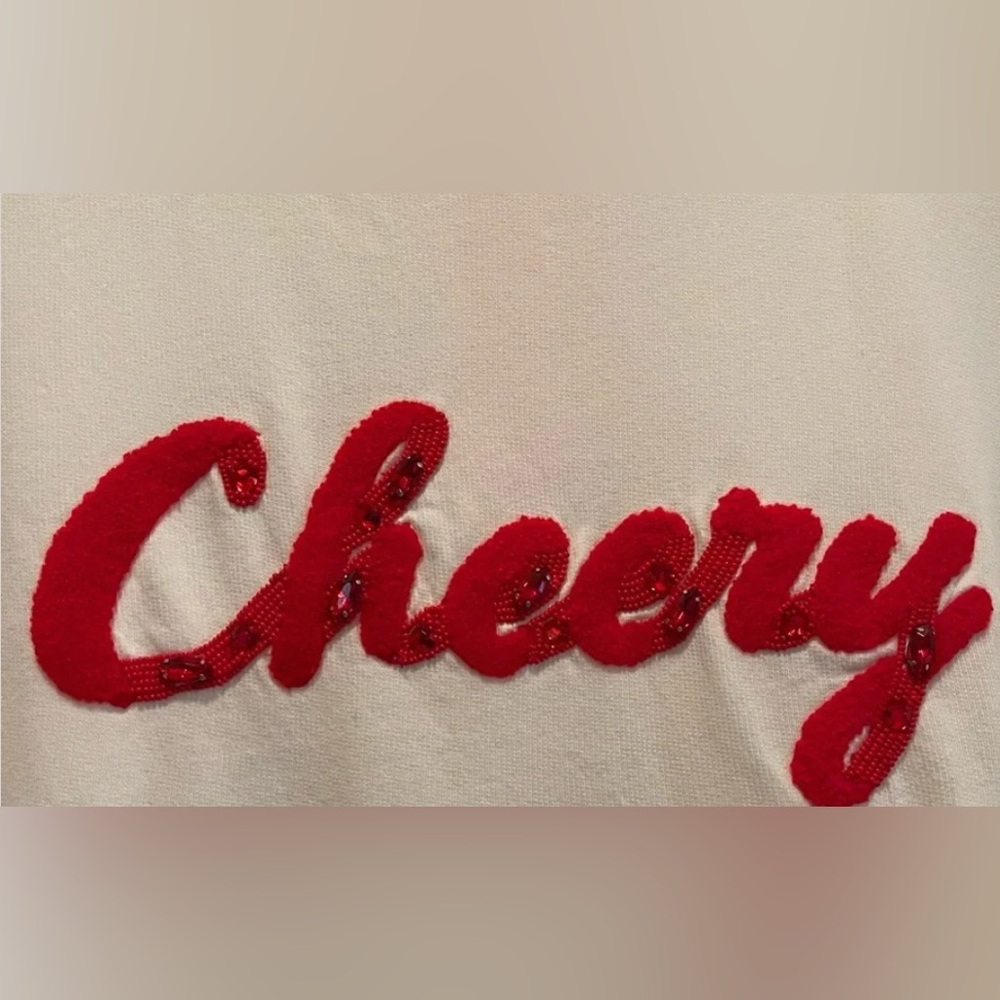 Lilly Pulitzer CHEERY Sweatshirt Size M - Picture 4 of 7